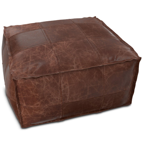 Sheffield - Handcrafted Square Pouf - view 3