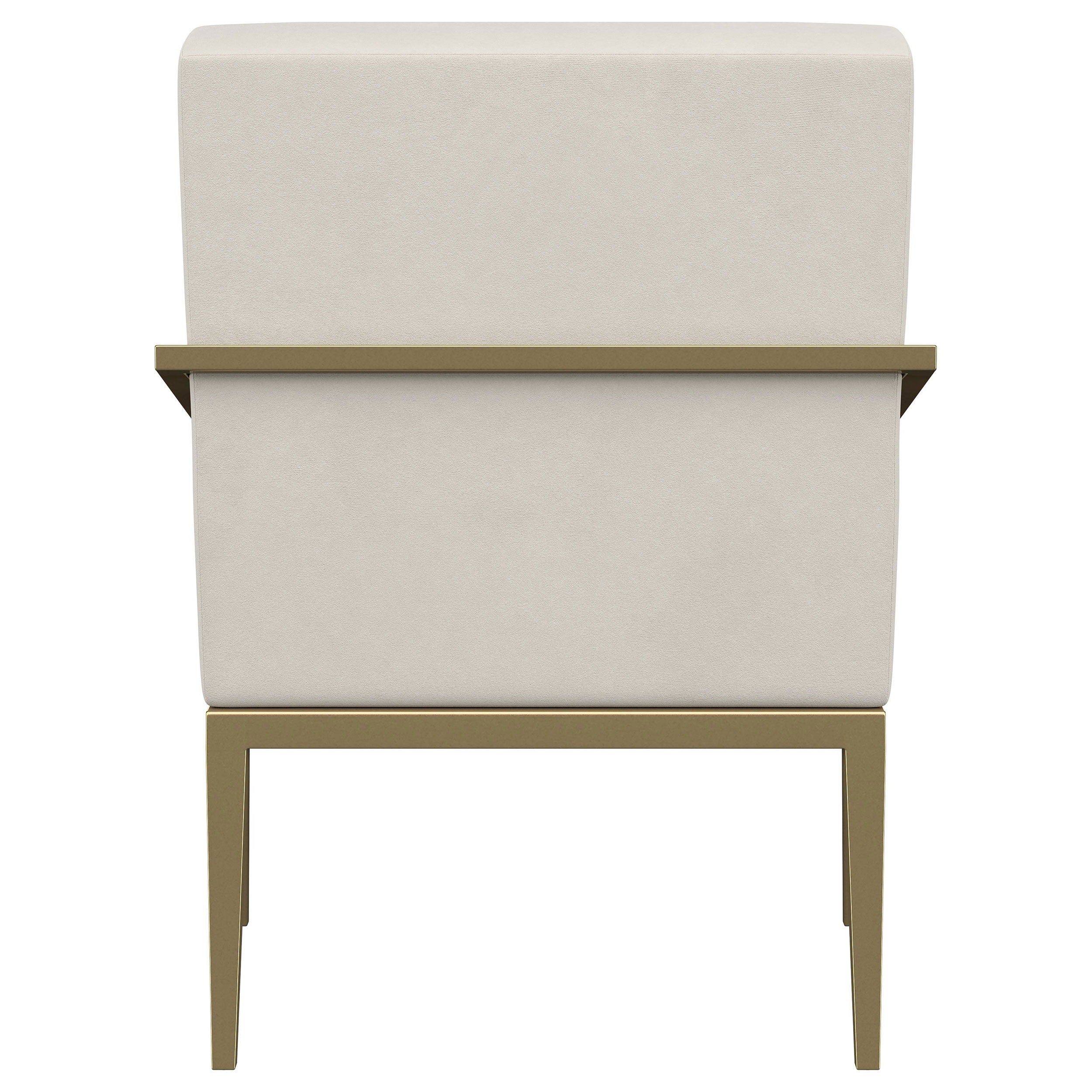 Kirra - Upholstered Metal Arm Accent Chair