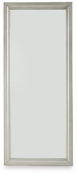 Evesen - Champagne - Floor Standing Mirror With Storage by Signature Design by Ashley® | Bel Furniture