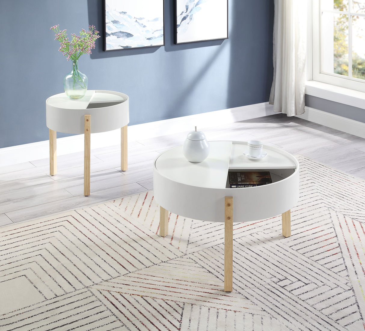 Bodfish - Round Table by Urban Nest | Bel Furniture