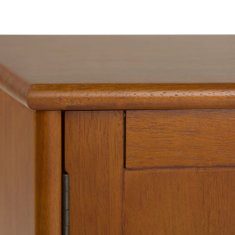 Draper - Handcrafted Mid Century Low TV Media Stand - view 9