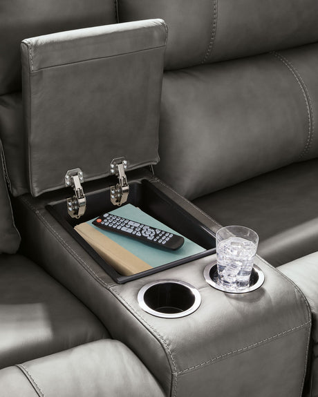 Bleckley - Reclining Sectional - view 5