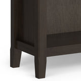 Amherst - Transitional 5 Shelf Bookcase - Brown by Simpli-Home | Bel Furniture