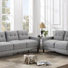 Bowen - Upholstered Track Arm Tufted Sofa Set Gray 2 Pc. Sofa, Loveseat by Coaster Fine Furniture | Bel Furniture