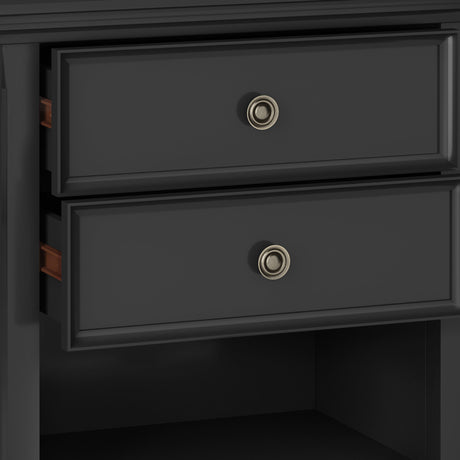 Amherst - Bedside Table, Handcrafted by Simpli-Home | Bel Furniture