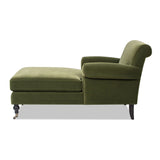 Alana Lawson - Chaise Lounge Chair - Olive Green by Jennifer Taylor Home | Bel Furniture
