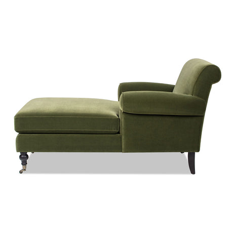 Alana Lawson - Chaise Lounge Chair - Olive Green by Jennifer Taylor Home | Bel Furniture