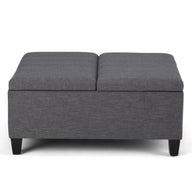 Ellis - Coffee Table Storage Ottoman Contemporary Design
