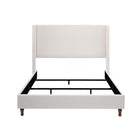 Hayden - Upholstered Wingback Bed With Tall Headboard