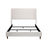 Hayden - Upholstered Wingback Bed With Tall Headboard
