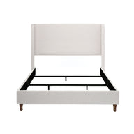 Hayden - Upholstered Wingback Bed With Tall Headboard