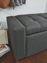 Cortwell - Gray - Storage Bench by Signature Design by Ashley® | Bel Furniture