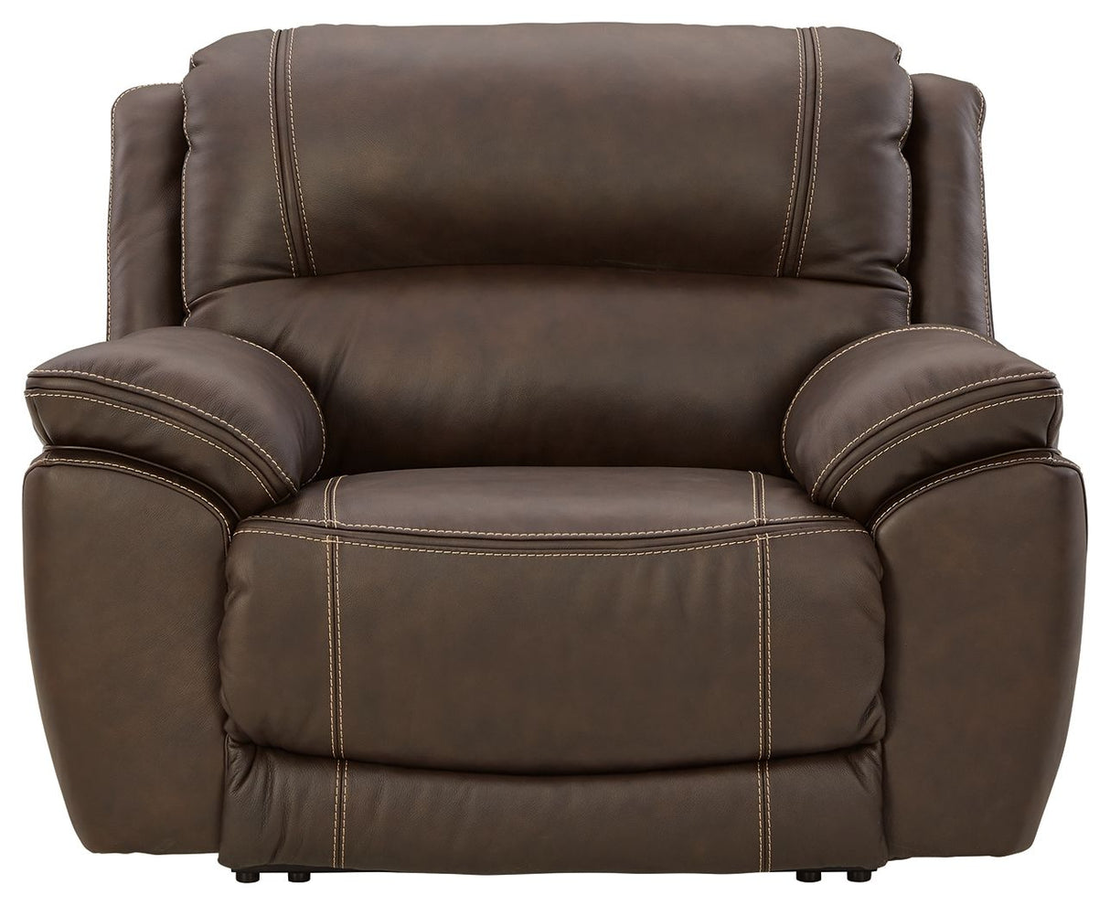 Dunleith - Chocolate - Zero Wall Recliner w/PWR HDRST by Signature Design by Ashley® | Bel Furniture