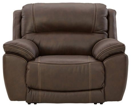 Dunleith - Chocolate - Zero Wall Recliner w/PWR HDRST by Signature Design by Ashley® | Bel Furniture