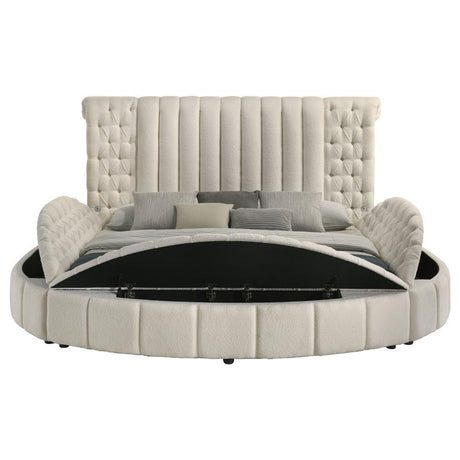 Sonya - Upholstered Round Storage Bed by Coaster Fine Furniture | Bel Furniture