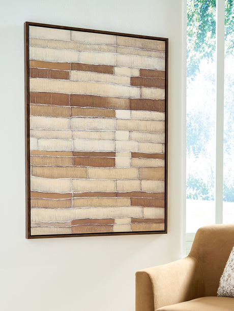 Kalanmore - Brown / Tan / White - Wall Art by Signature Design by Ashley® | Bel Furniture