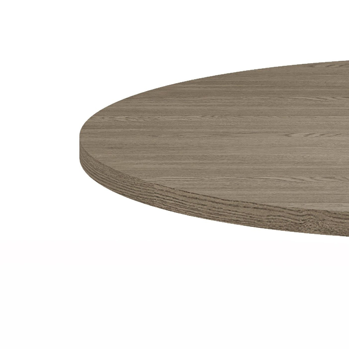 Tannen - Round Dining Table - White And Gray - view 2