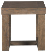 Cariton - Gray - Square End Table by Signature Design by Ashley® | Bel Furniture