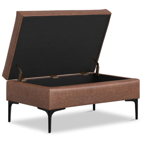 Rebecca - Multifunctional Coffee Table Storage Ottoman With Lift Up Lid - view 11