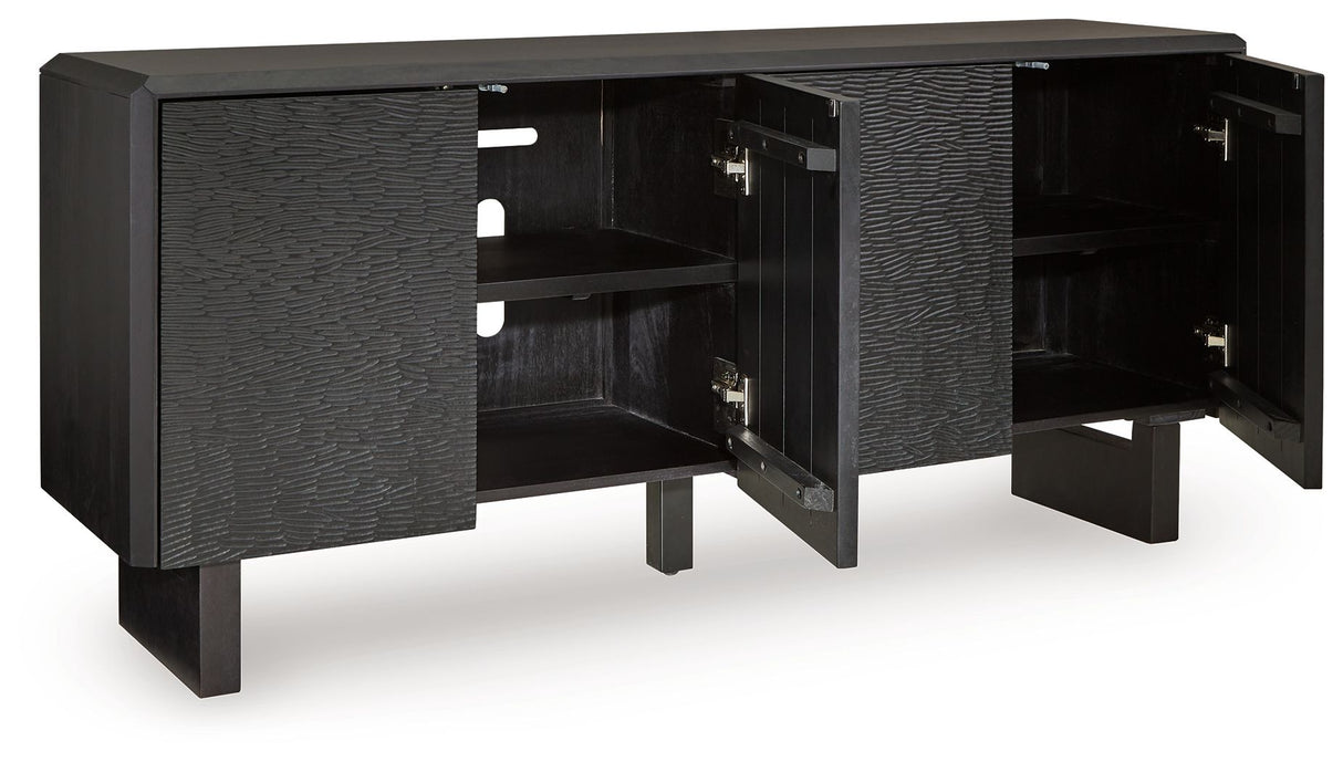 Farrelmore - Black - Accent Cabinet by Signature Design by Ashley® | Bel Furniture