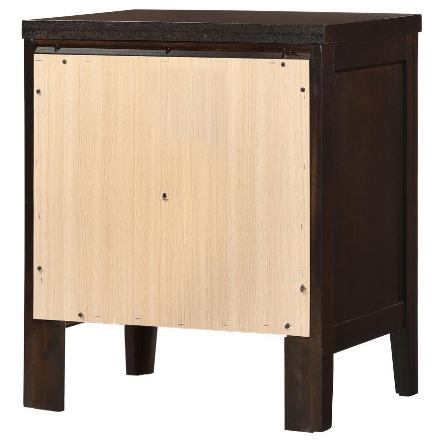 Carlton - 2-Drawer Nightstand - Cappuccino by CoasterEveryday | Bel Furniture