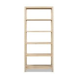 Ellis - 5 Shelf Open Frame Bookcase - Natural