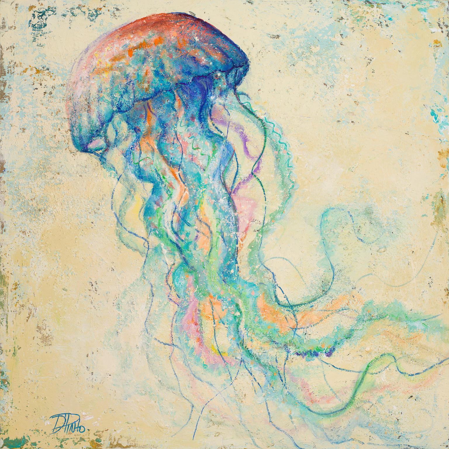 Framed Small - Creatures Of The Ocean I By Patricia Pinto - Blue