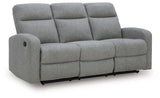 Gauntlet - 2 Pc. - Reclining Sofa And Loveseat - Sterling