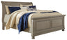 Lettner - Sleigh Bed Gray None by Signature Design by Ashley® | Bel Furniture