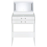 Danbury - 3-Drawer Makeup Vanity & Stool Set by Coaster Fine Furniture | Bel Furniture