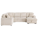 Devonshire - Sleeper Sectional Sofa Storage Chaise