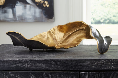 Melinda - Sculpture - Black / Gold Finish - view 2