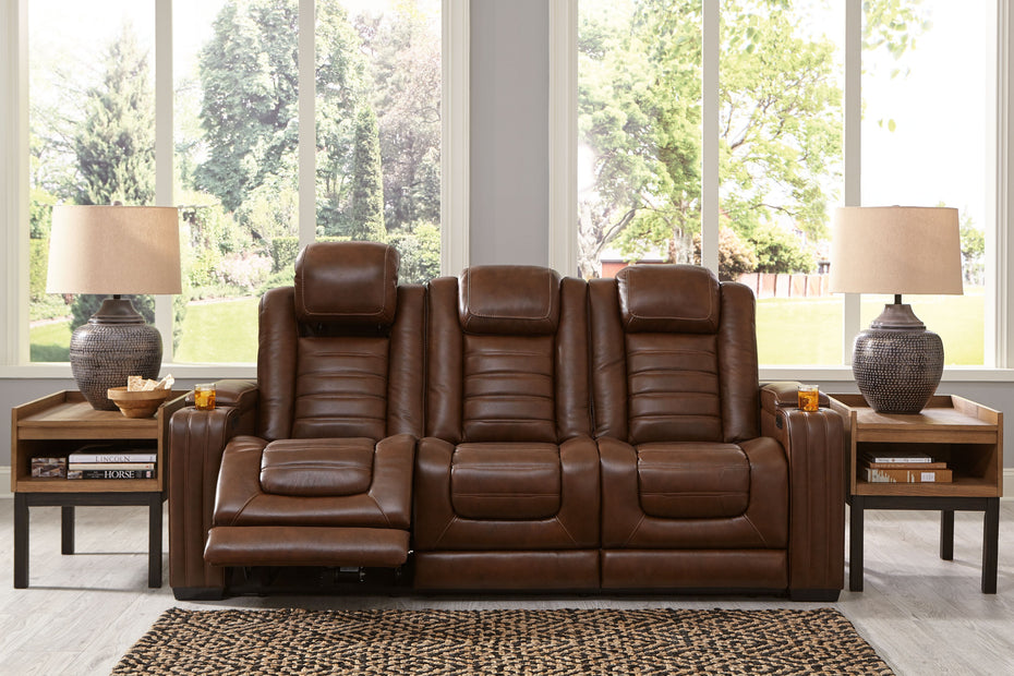 Backtrack - Chocolate - 2 Pc. - Power Reclining Sofa, Loveseat