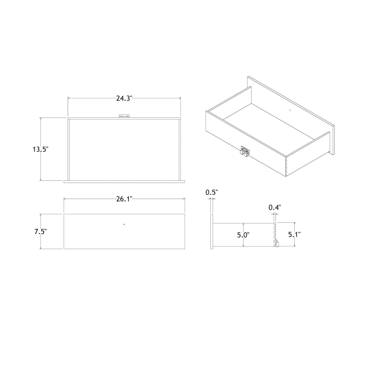 Chloe - Chest - Gemstone Silver