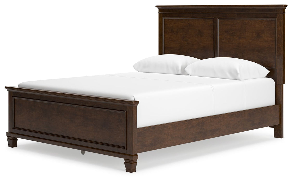 Danabrin - Queen Panel Bed - Brown