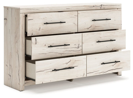 Lawroy - Light Natural - Six Drawer Dresser by Benchcraft® | Bel Furniture