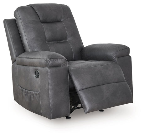 Stockworth - Granite - Rocker Recliner by Signature Design by Ashley® | Bel Furniture