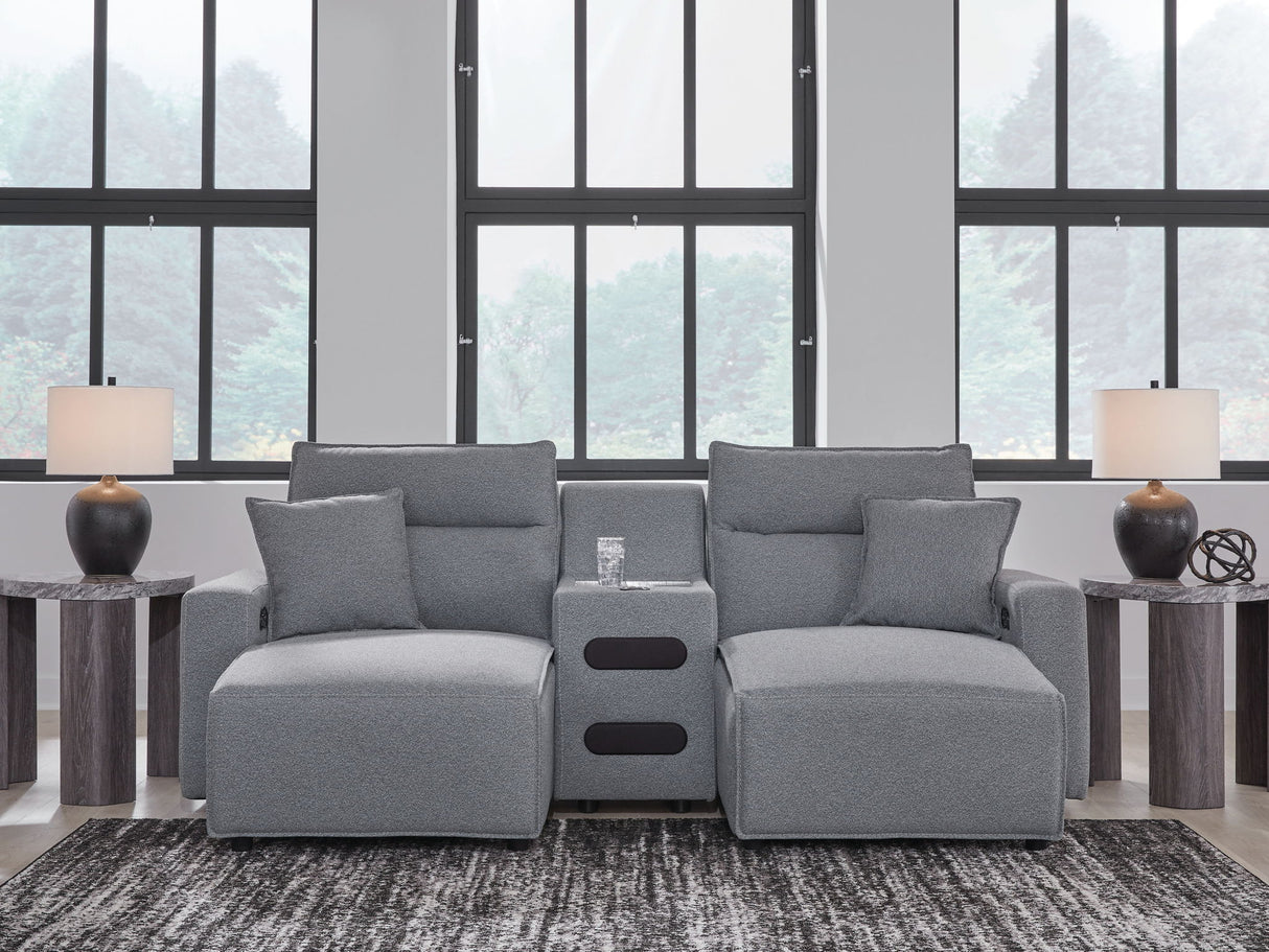 Modmax - Salt And Pepper - Reclining Sectional by Signature Design by Ashley® | Bel Furniture