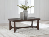 Korestone - Rectangular Cocktail Table - Dark Brown