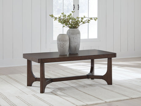 Korestone - Rectangular Cocktail Table - Dark Brown
