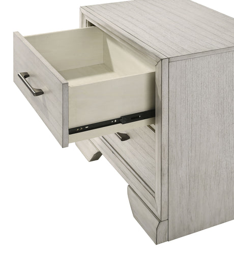 Jaymes - Night Stand - White Mist by Crown Mark | Bel Furniture