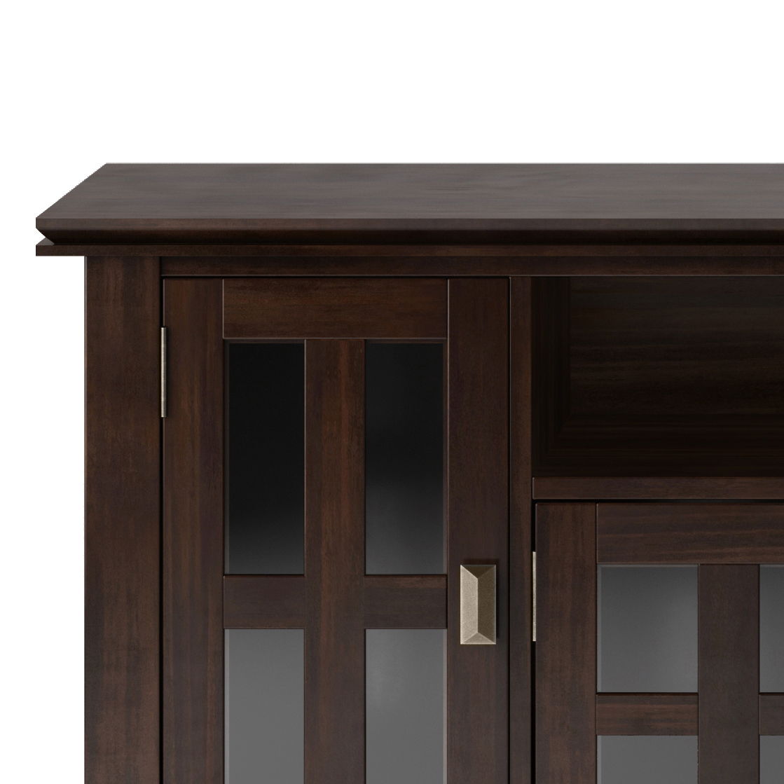 Artisan - TV Media Stand - Tobacco Brown by Simpli-Home | Bel Furniture