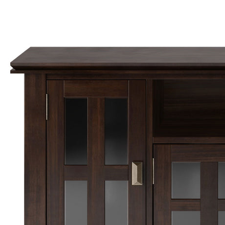 Artisan - TV Media Stand - Tobacco Brown by Simpli-Home | Bel Furniture