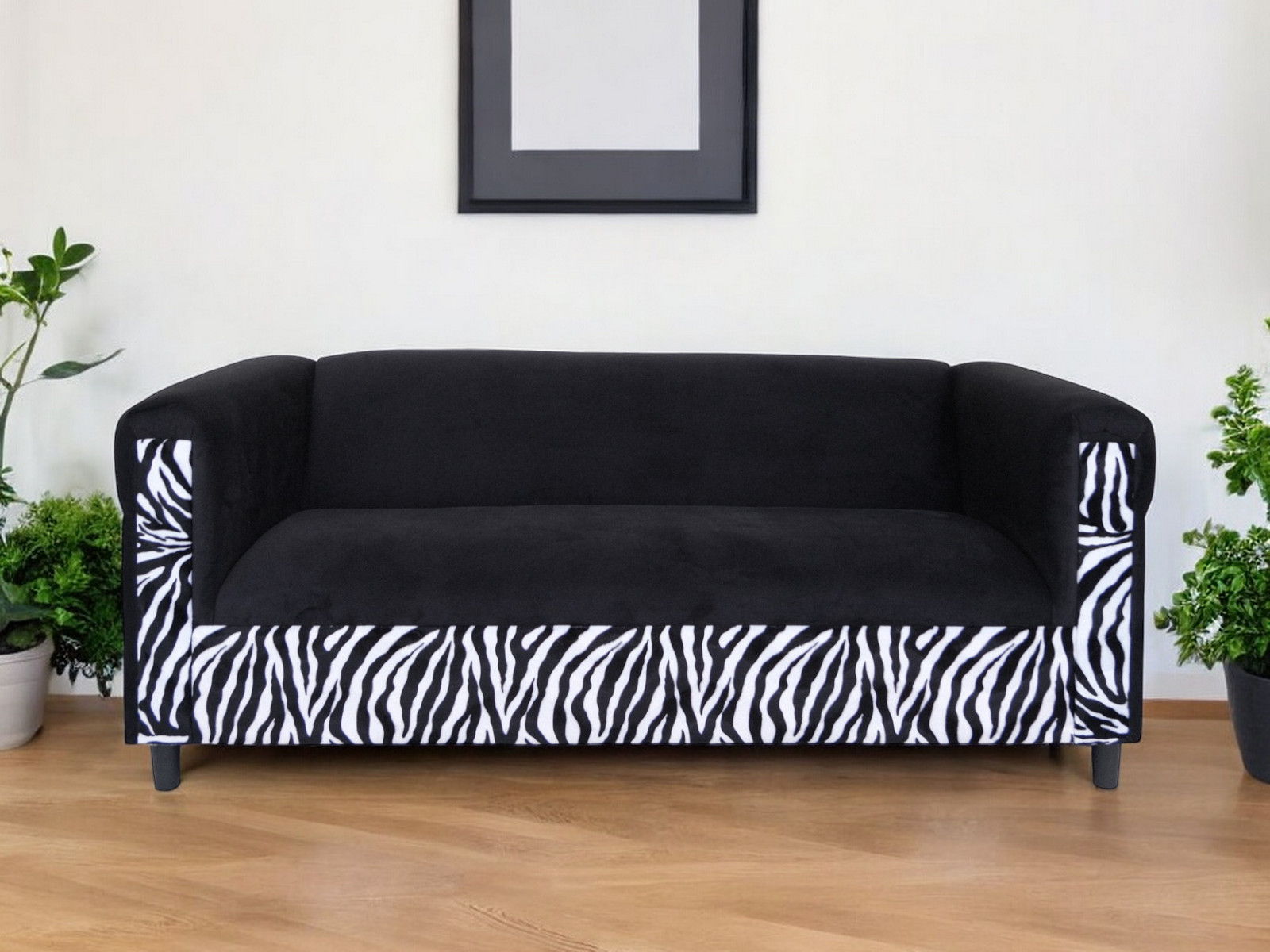 Velvet Sofa - Black