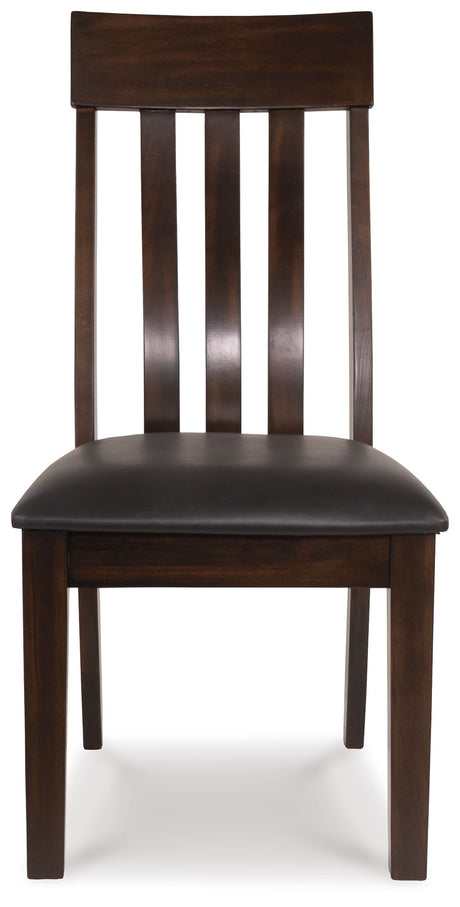 Haddigan - Dark Brown - Dining UPH Side Chair (Set of 2) by Signature Design by Ashley® | Bel Furniture
