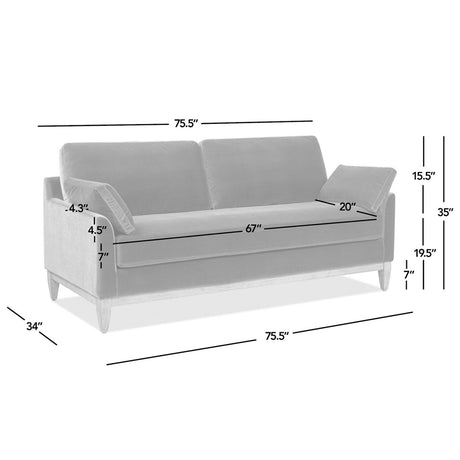Pasadena - Modern Farmhouse Sofa - view 4