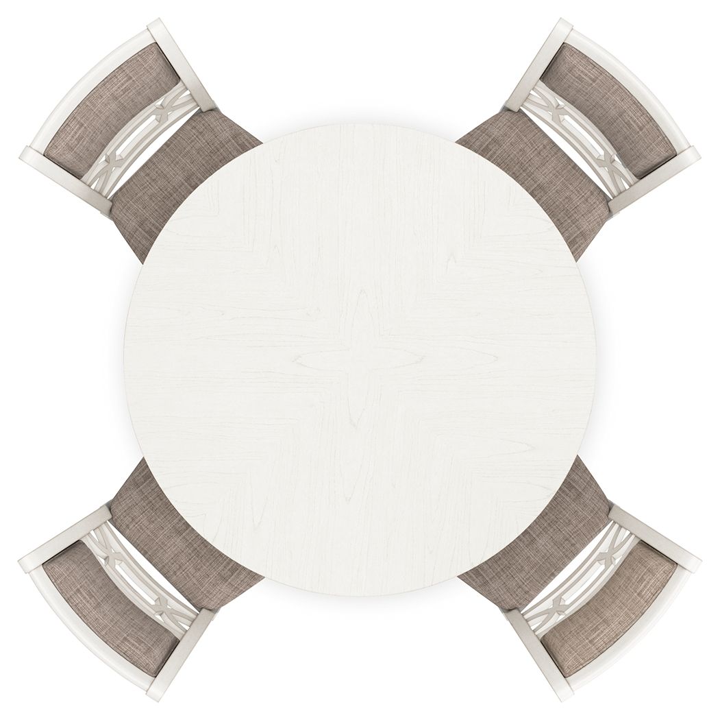 Erinberg - Antique White - Dining Room Table Set (Set of 5) by Signature Design by Ashley® | Bel Furniture