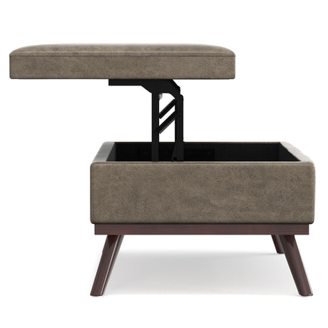 Owen - Multifunctional Square Coffee Table Storage Ottoman - view 16