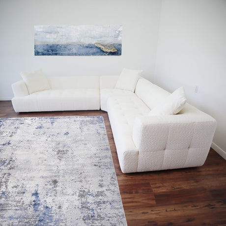 Kaynes - Elegant Upholstery Corner Sofa - view 2