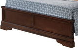 Sleigh Bed With Low Footboard